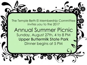 Temple Beth El Annual Picnic