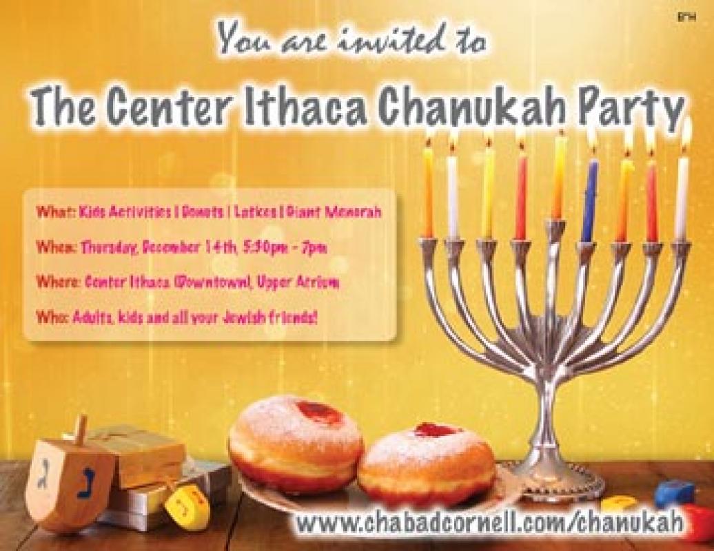 Center Ithaca Chanukah Party | Ithaca Area United Jewish Community